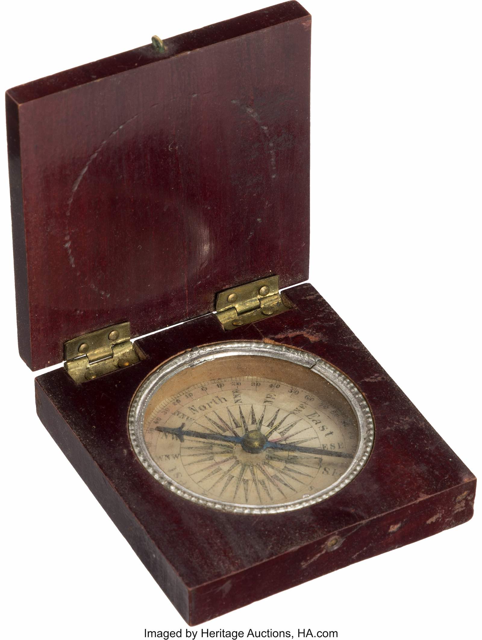 A compass personally owned by Daniel Boone