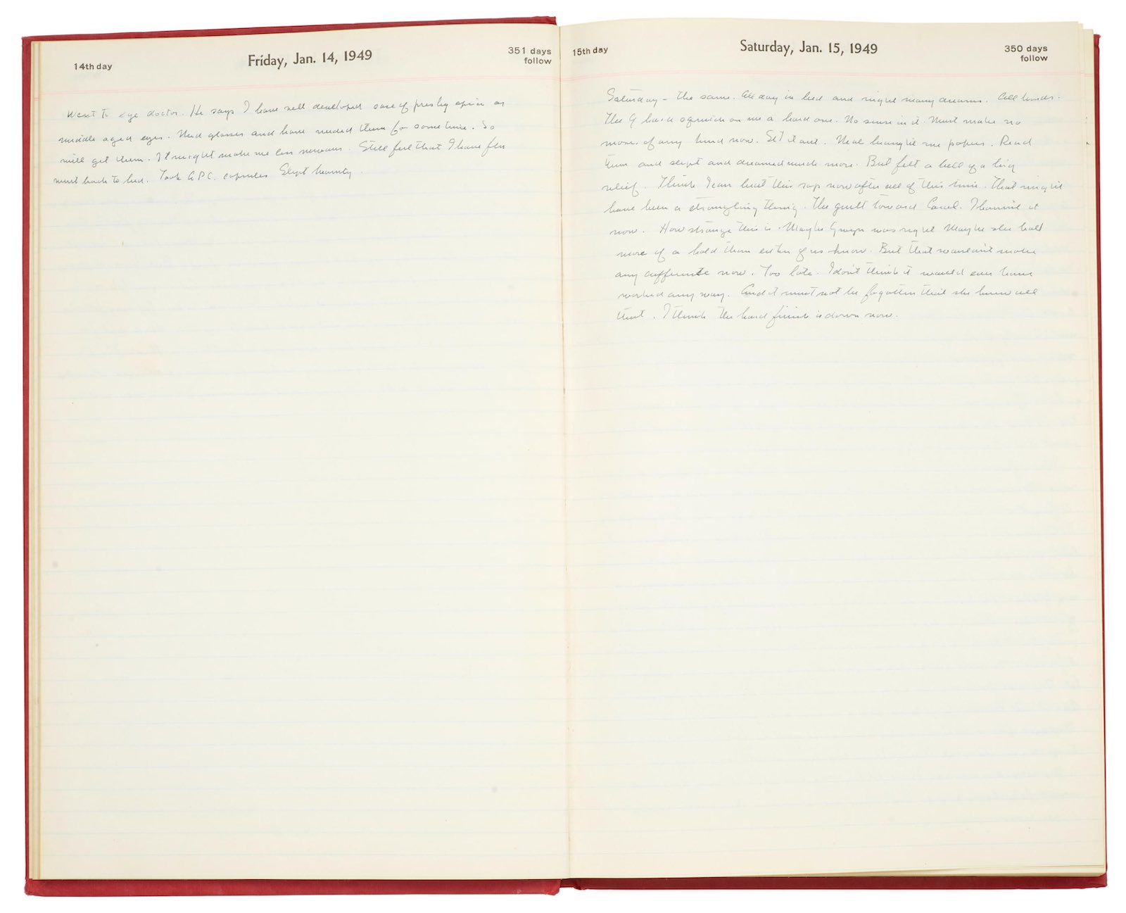 &quot;I don't suppose anyone ever so hated a year&quot; from Steinbeck's journal