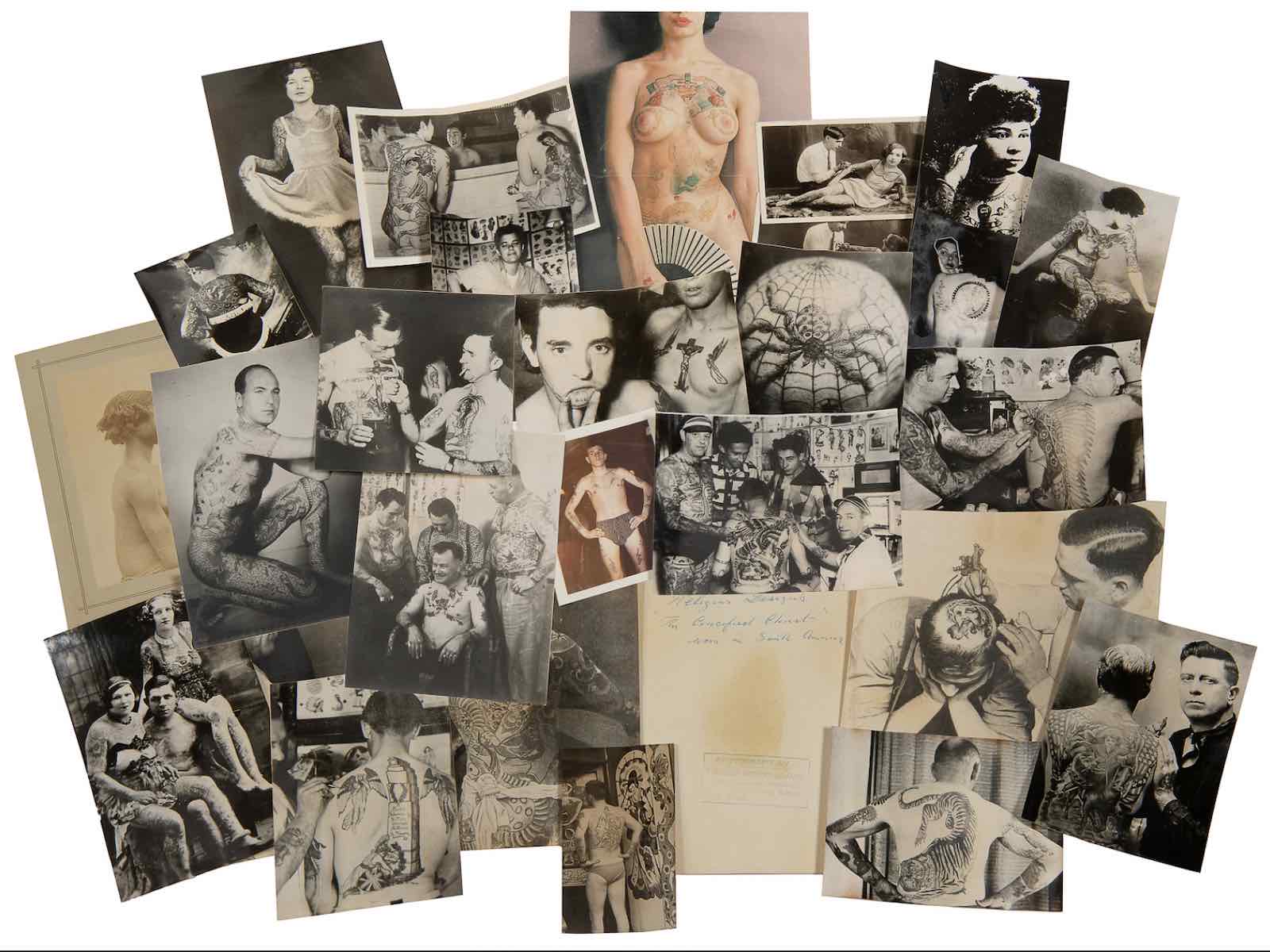 Lot #281, an archive of tattooed people and tattoo-related memorabilia