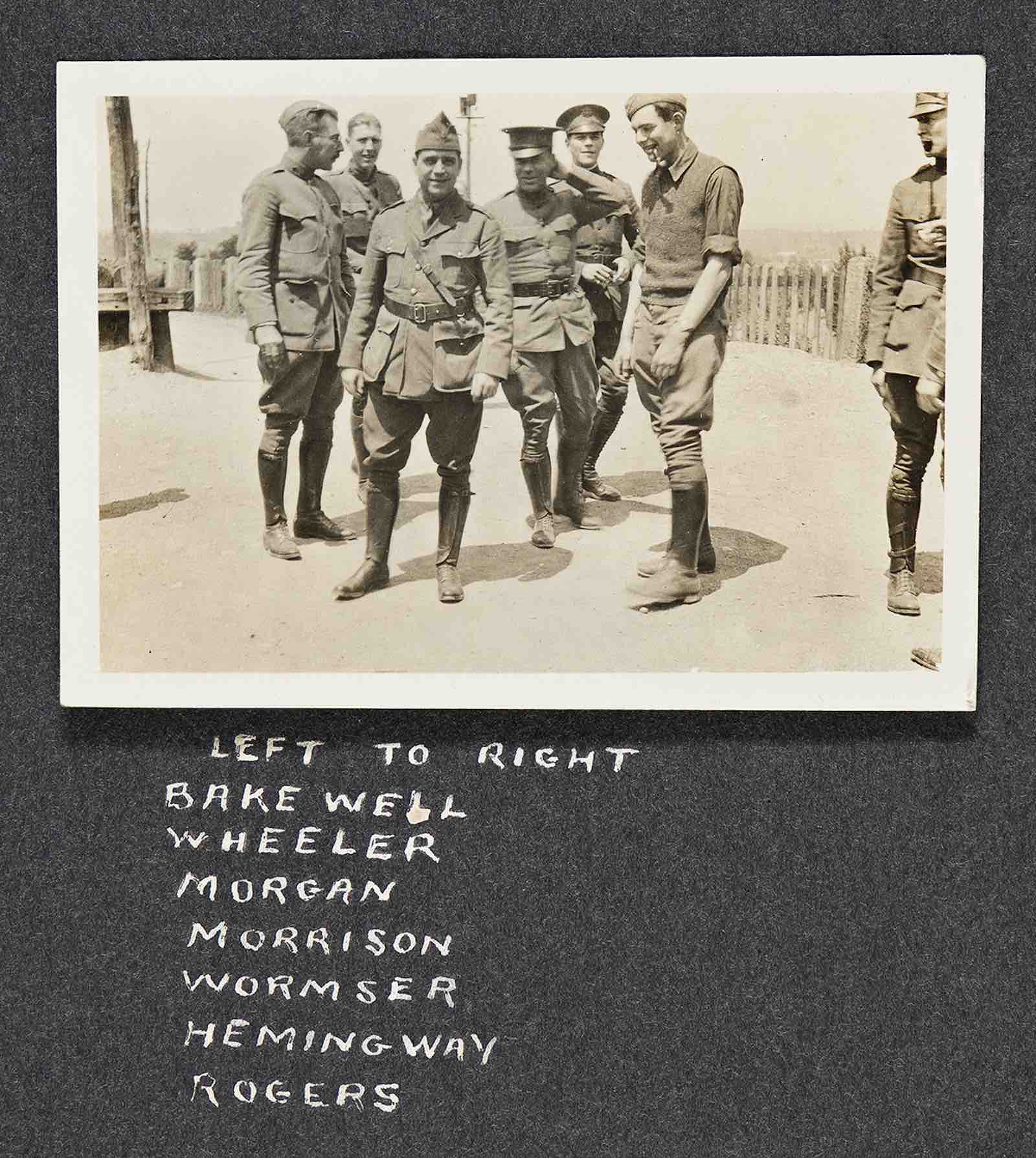 Ernest Hemingway photo album