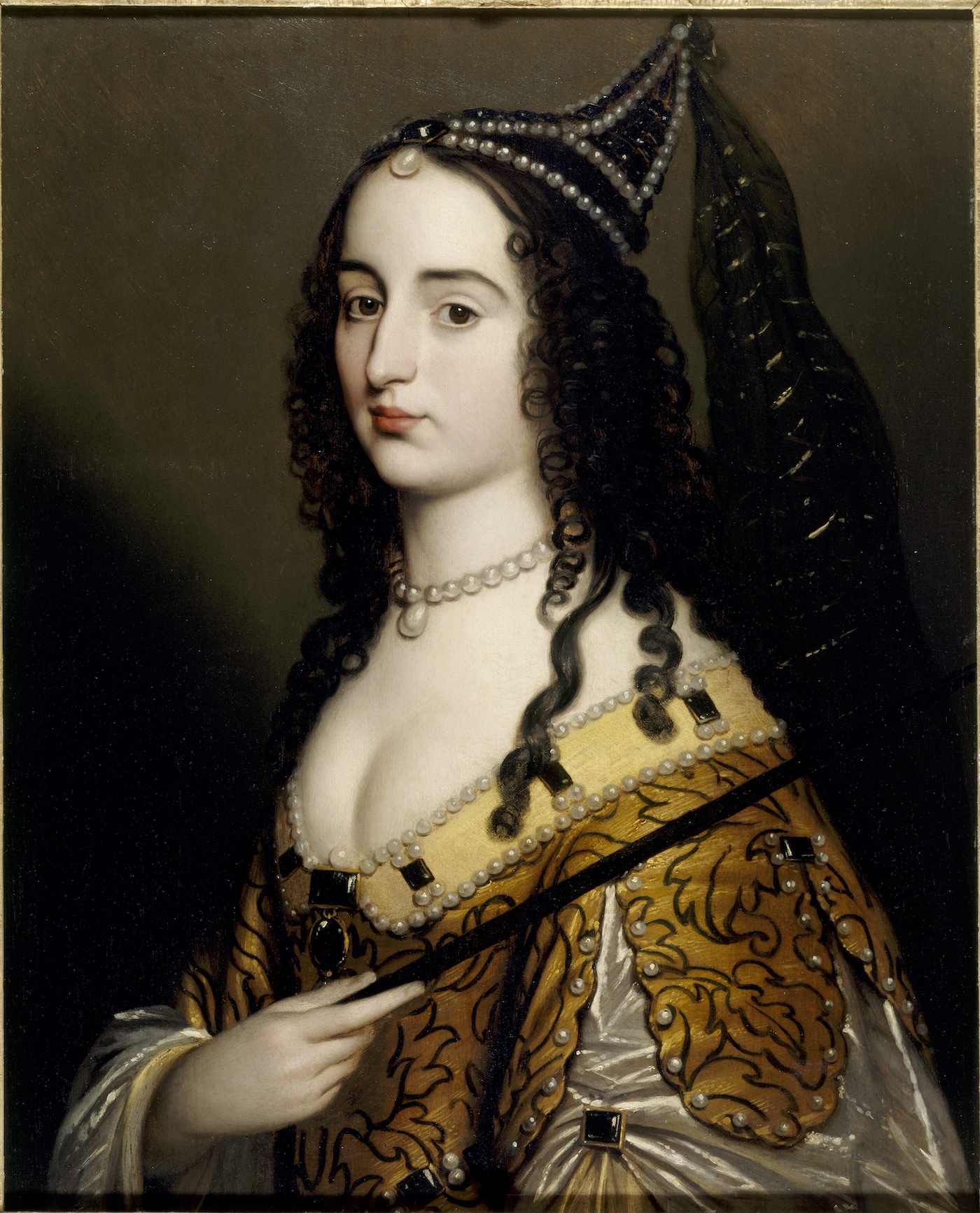 Gerrit van Honthorst, Princess Elizabeth, Princess Royal, Abbess of  Hervorden (Herford) (1618_1680), 1630_56.