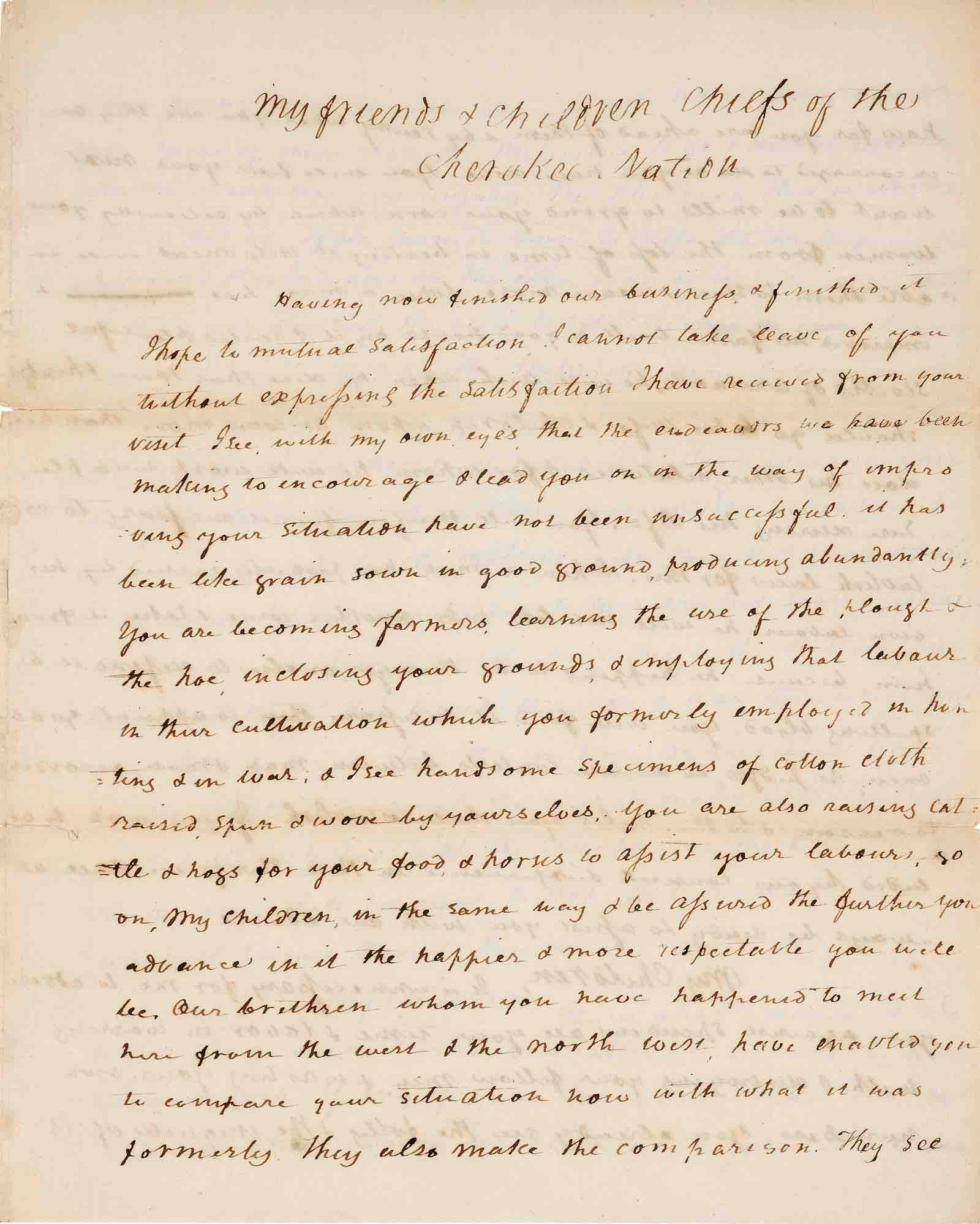 Thomas Jefferson Address