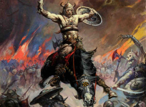 Frank Frazetta’s Conan the Conqueror (Berserker) cover art