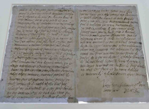 The last letter writting by Mary, Queen of Scots