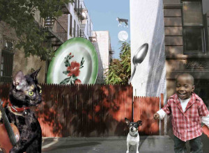 Nina Crews, Illustration for The Neighborhood Mother Goose (Greenwillow Books)