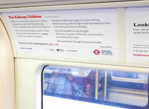 Seamus Heaney's The Railway Children in a London tube carriage