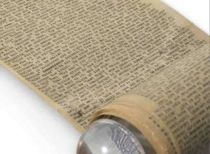 Jack Kerouac's original typescript scroll of On The Road