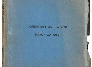 Marilyn Monroe's 1962 annotated script from Something's Got To Give