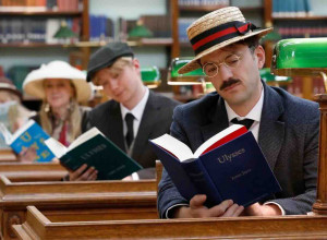 Actors dress as characters from Ulysses by James Joyce