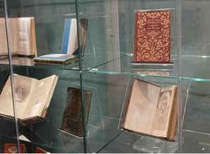 Books on display in the new Jane Austen exhibition