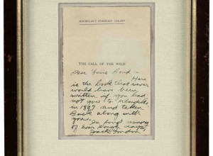Jack London's real life 'Buck' letter