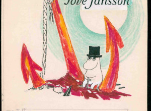 Moominpappa at Sea cover sketch by Tove Jansson