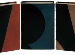 Three books by John Dos Passos and finely bound by Hazel Dreis