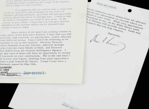 JFK's Bay of Pigs Top Secret letter