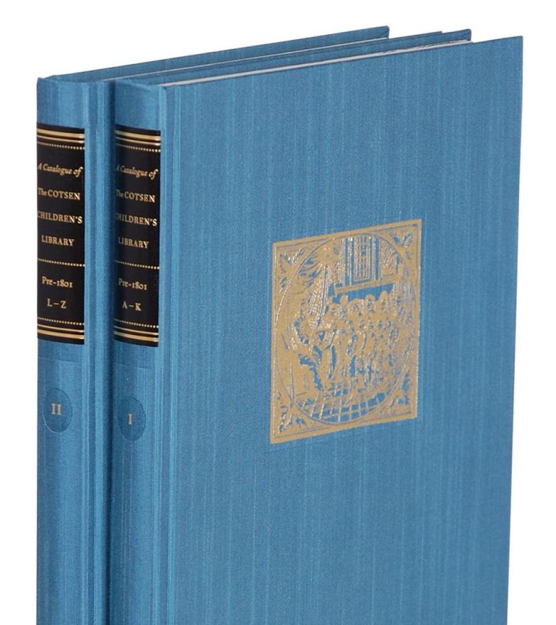 Final Two-Volume Catalogue of Cotsen Collection Published | Fine Books ...