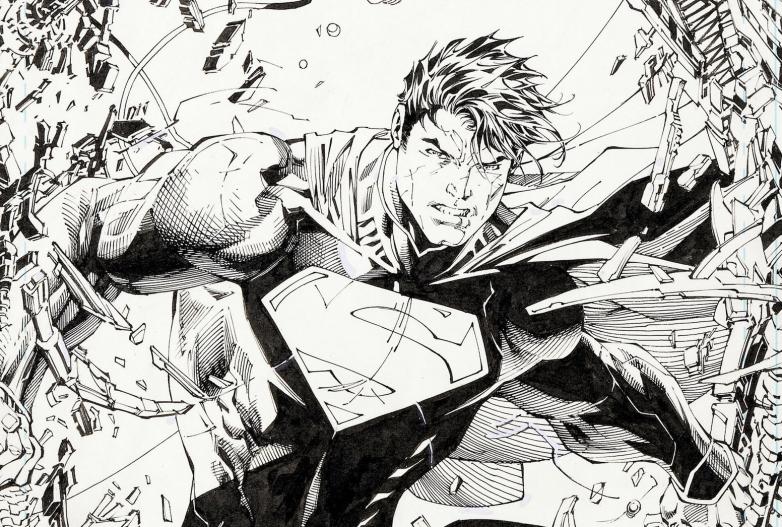 Jim Lee X-Men, Batman and Superman Unchained Original Comic Book Art to  Auction