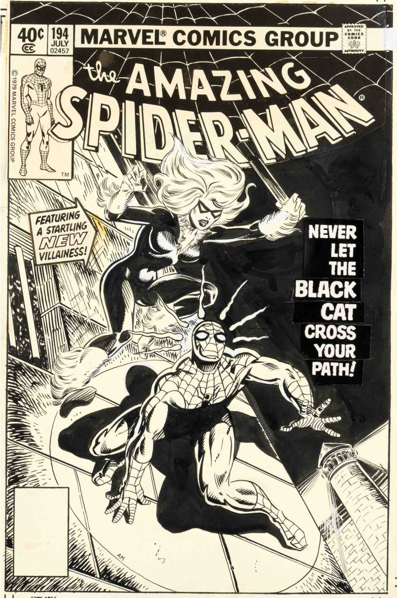 The Amazing Spider-Man No. 194 Cover Art Sold for $1m