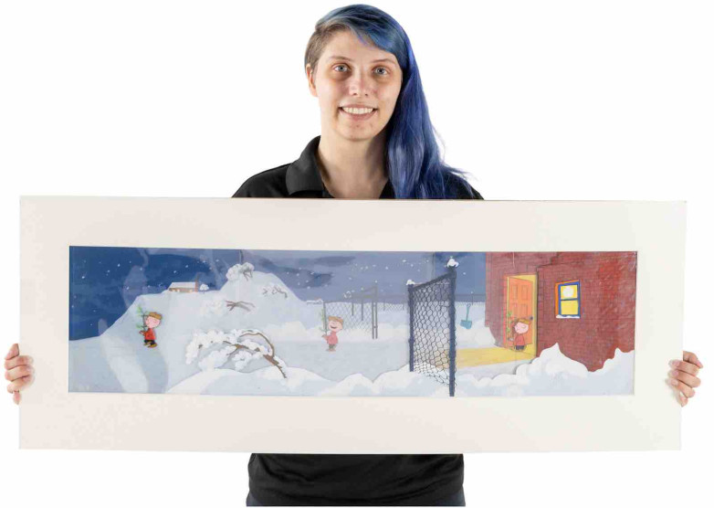 A Charlie Brown Christmas Production Art to Auction