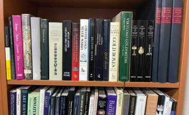 Part of Michael Baggott's personal library