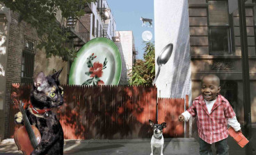 Nina Crews, Illustration for The Neighborhood Mother Goose (Greenwillow Books)