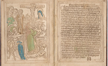 Ars moriendi (block book), Netherlands or Lower Rhine, approximately 1467-1469