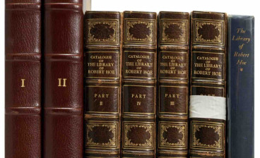Books relating to the library of Robert Hoe