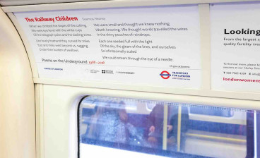 Seamus Heaney's The Railway Children in a London tube carriage