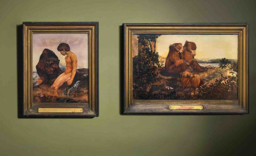 The two original illustrations from Rudyard Kipling’s The Jungle Book