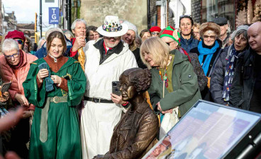 Unveiling of the Sylvia Townsend Warner Statue in Dorchester in 2025