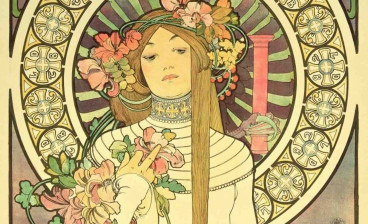 Alphonse Mucha, La Trappistine, 1897. Color lithograph.