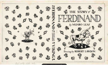 Robert Lawson, illustration for The Story of Ferdinand by Munro Leaf, 1936