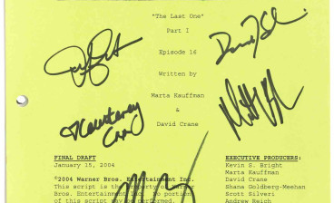 Friends, The Last One script signed by the cast