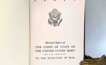 General George C. Marshall’s U.S. Army Chief of Staff Report, Lord Portal’s High Command copy