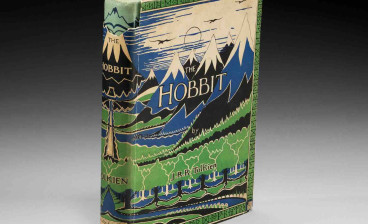 first edition, first impression of The Hobbit in an unrestored and bright dust jacket