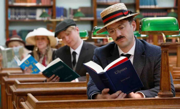 Actors dress as characters from Ulysses by James Joyce
