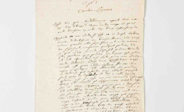 The letter from Carl Linnaeus to the German physician and botanist Christian Gottlieb Ludwig 