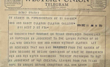 A telegram from the archive