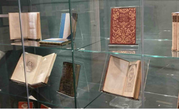 Books on display in the new Jane Austen exhibition
