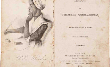 Frontispiece Portrait of Phillis Wheatley (1834) from the collection of Alvin A. Patrick Jr. is among the highlights of the coming season of exhibitions at the Grolier Club