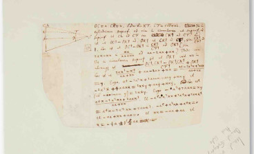 Isaac Newton, autograph manuscript worksheet, Cambridge, May 4–8, 1694