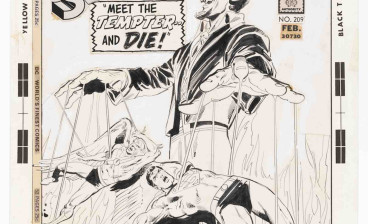 Neal Adams’ original pen-and-ink art for the cover of World's Finest #209 (DC Comics, Feb 1972)