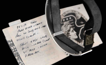 Gene Cernan’s lunar surface-used cuff checklist