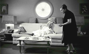 Marilyn Monroe and Paula Strasberg, Something’s Got to Give, 20th Century Fox Studios, Los Angeles May 1962 