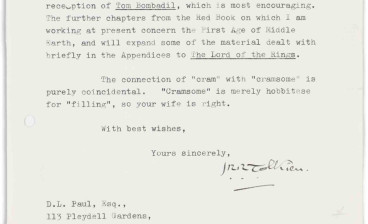 The Tolkien letter about Tom Bombadil