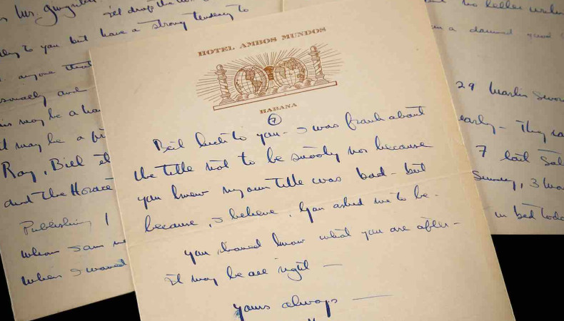 Hemingway's Esquire letter
