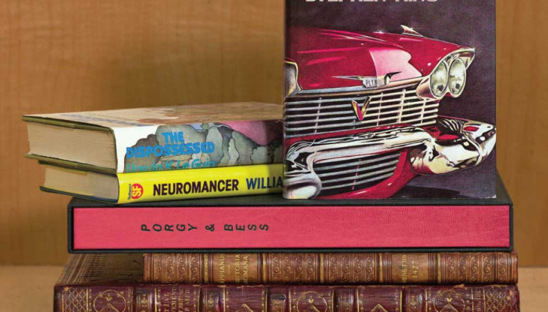 George R. R. Martin and Stephen King books