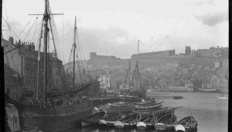 Godfrey Bingley, Whitby, Across Harbour, 1896