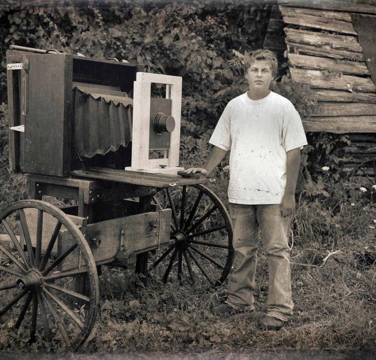 Brandon Dole also attended John Coffer’s Camp Tintype with his father, professional commercial photographer Jody Dole, who said, “John Coffer is a legend in our house.”
