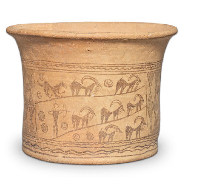 Persian pottery jar 