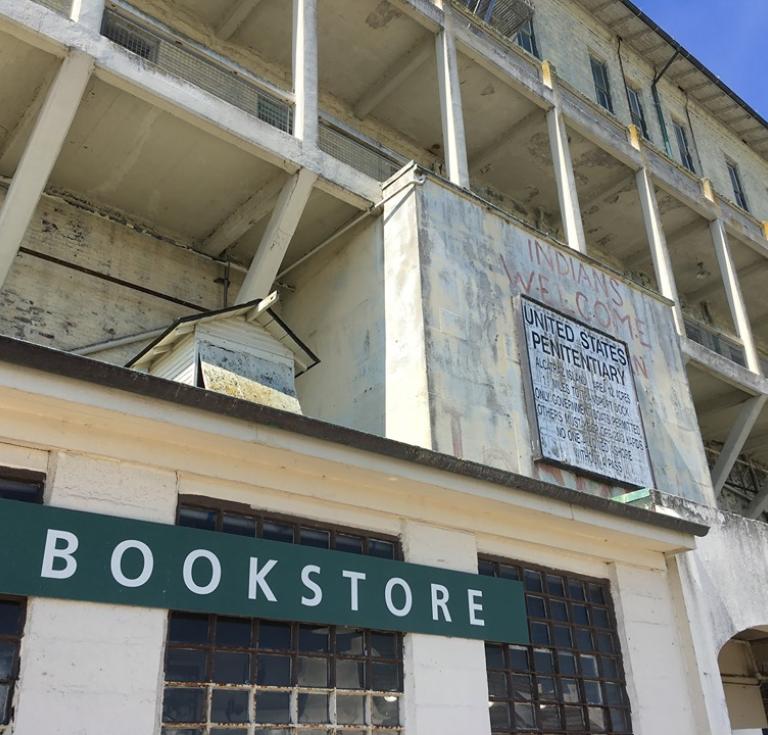 Alcatraz bookstore
